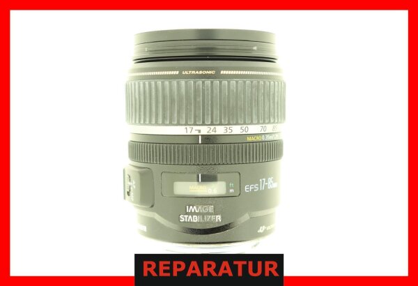 Canon EF-S 17-85 Objektiv Reparatur Defekt Fehler "Error 01" Flexkabel